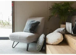 Fauteuil Guts 67,5x93x82cm - stof - lichtgrijs