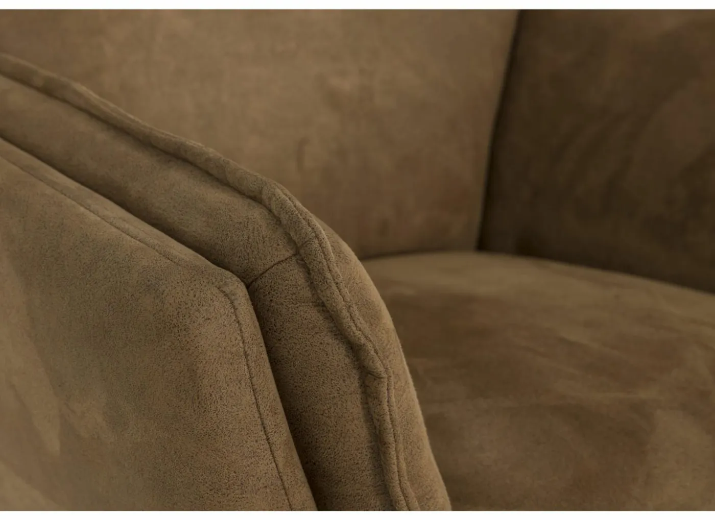 Fauteuil KF 77x70x86cm - stof - cognac