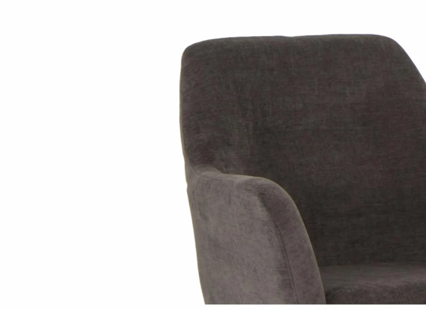 Fauteuil Pacha 70x60x82cm - stof - grijs