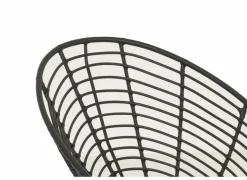 Fauteuil Selva 72x81x88cm - rotan - zwart