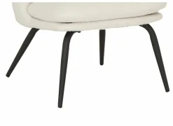 Fauteuil Yoyo 56x73x77cm - stof - krijt