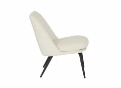 Fauteuil Yoyo 56x73x77cm - stof - krijt