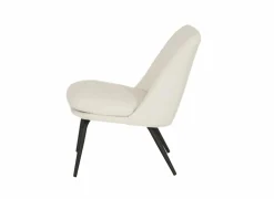 Fauteuil Yoyo 56x73x77cm - stof - krijt