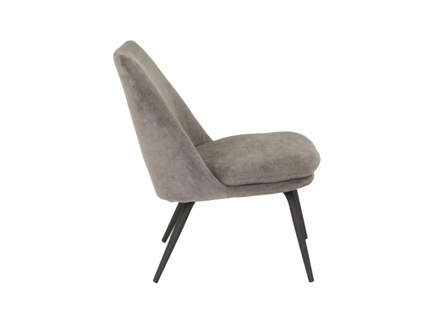 Fauteuil Yoyo 56x73x77cm - stof - grijs