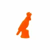 Figuur Papegaai Flocked H15,5cm