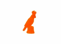 Figuur Papegaai Flocked H15,5cm