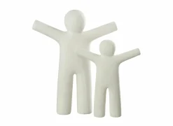 Figuur Petit Maurice L H41,5cm - polyresine - wit