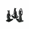 Figuur Yoga Zebra  H18cm - polystone - zwart