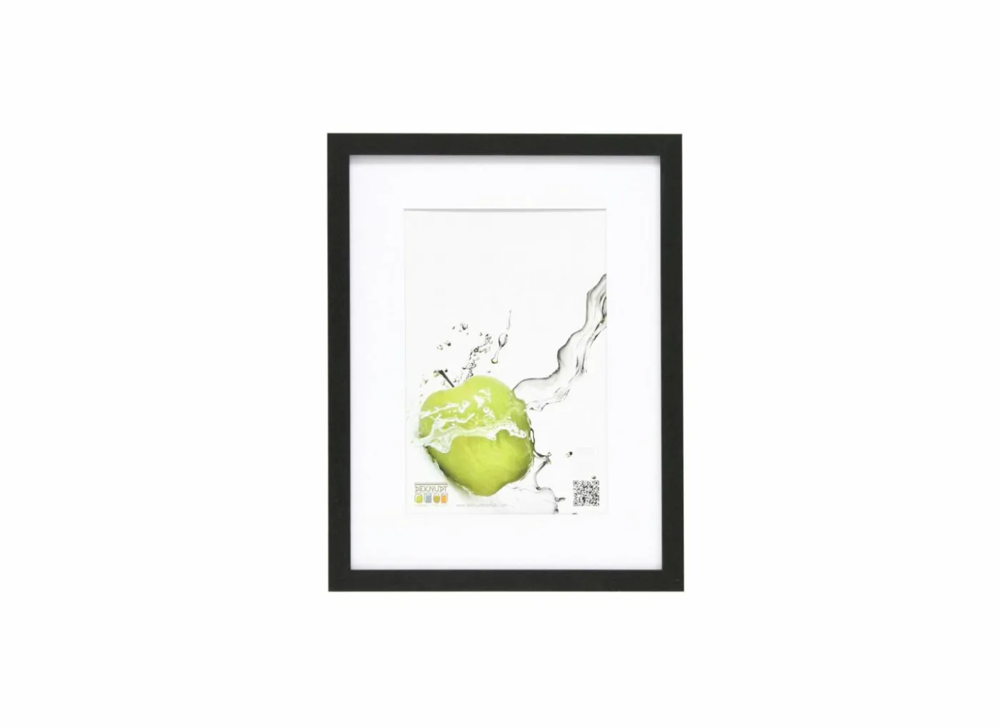 Fotokader Basic 18x13cm - hout & glas - zwart