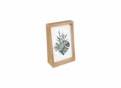 Fotokader Eris 15x10cm - beuk & glas - beige