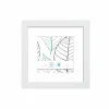 Fotokader Halmstad 15x15cm - hout massief- wit