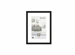 Fotokader Livorno 40x30cm - hout massief - zwart