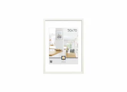 Fotokader Livorno  70x50cm - hout massief - wit