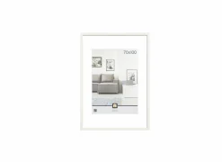 Fotokader Livorno 70x100cm - hout massief  wit