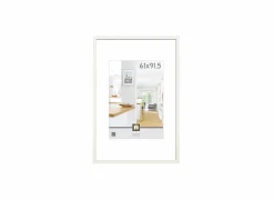 Fotokader Livorno 91.5x61cm - hout massief - wit