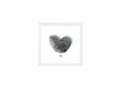 Fotokader S43AK1  10x10cm - hout & glas - wit