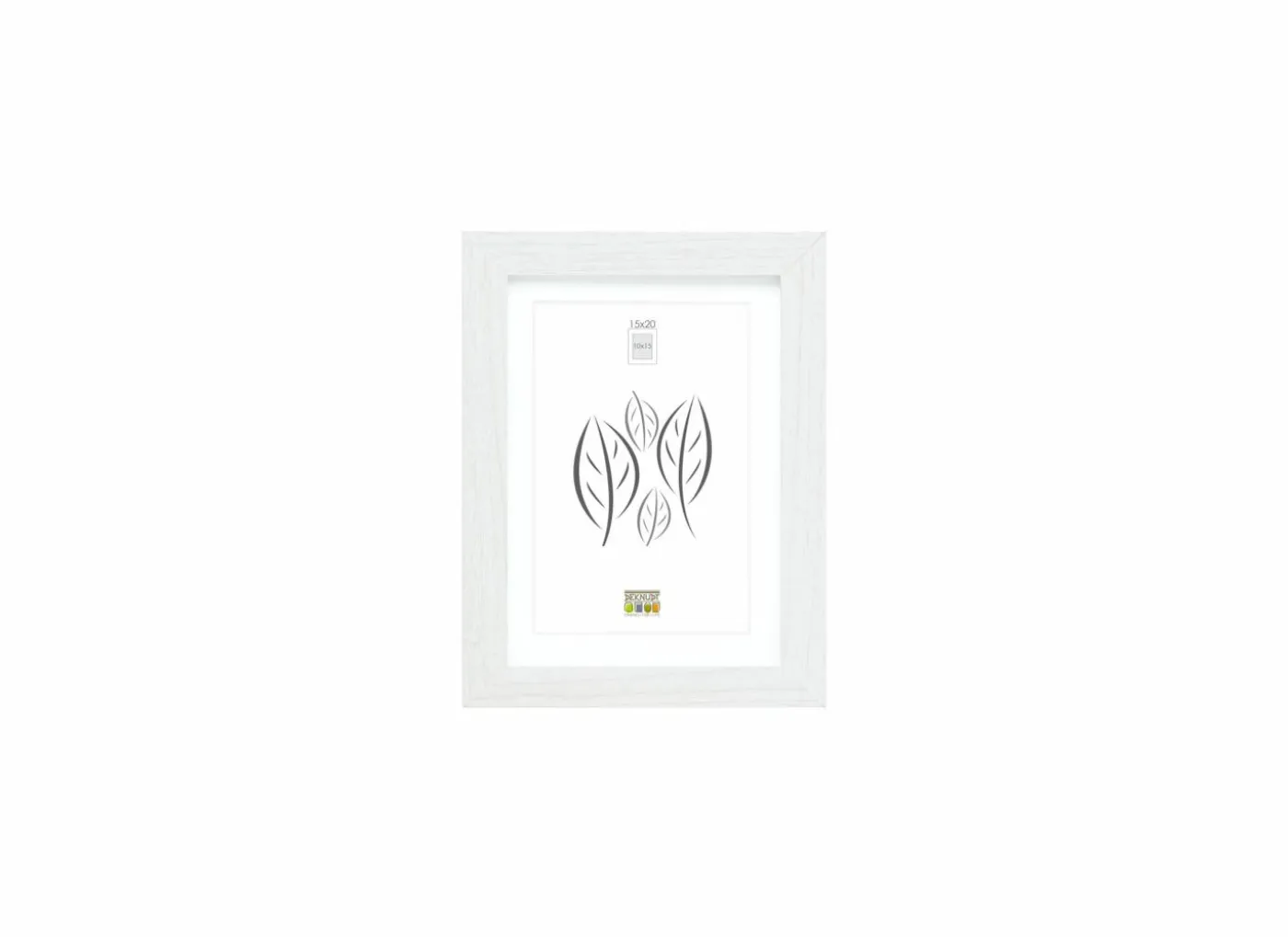 Fotokader S66KF1P1 20x15cm - hout & glas - wit