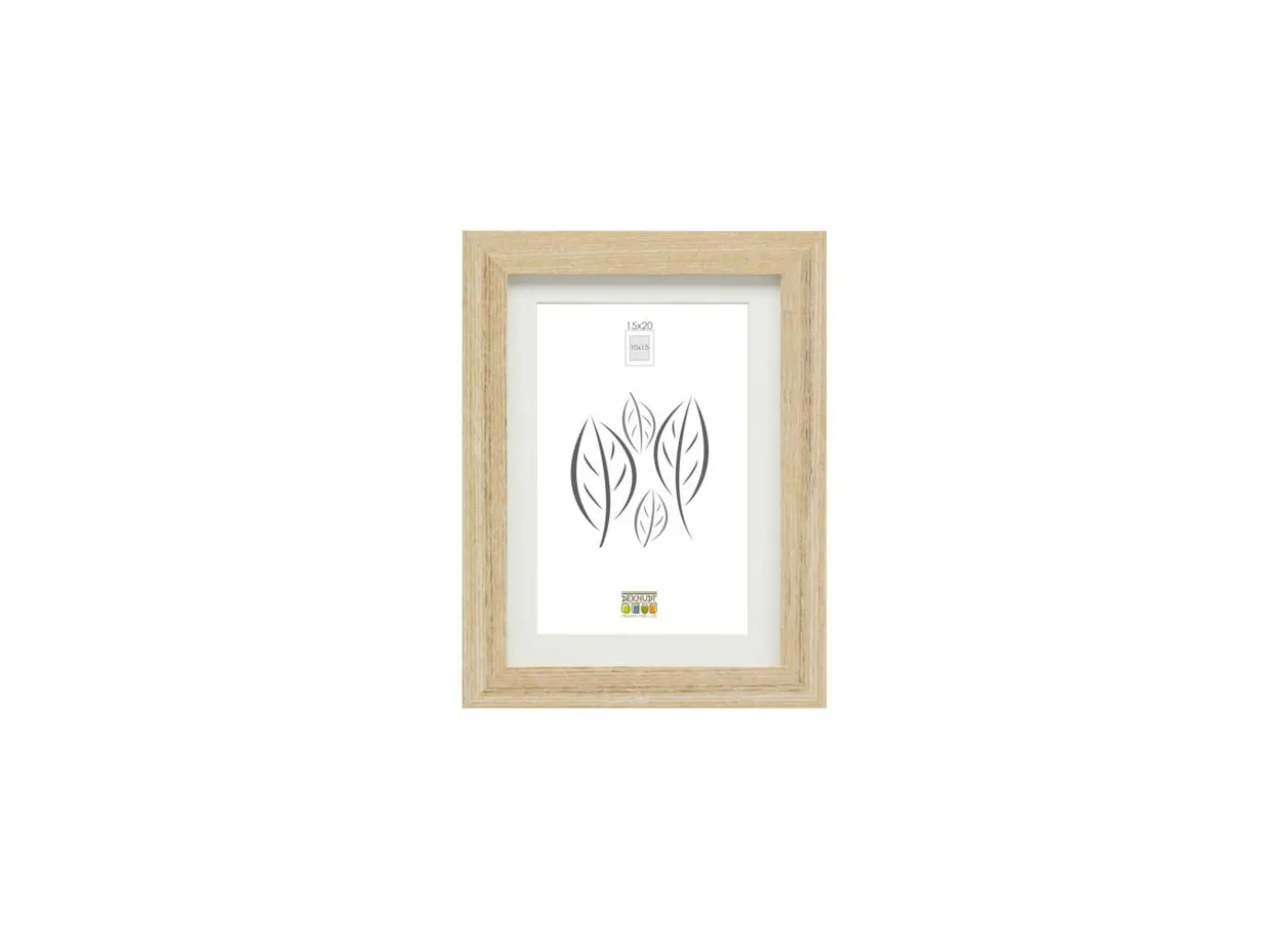 Fotokader S66KH1P1 20x15cm - hout & glas - eik