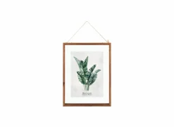 Fotokader 40x30cm - glas - bruin & groen