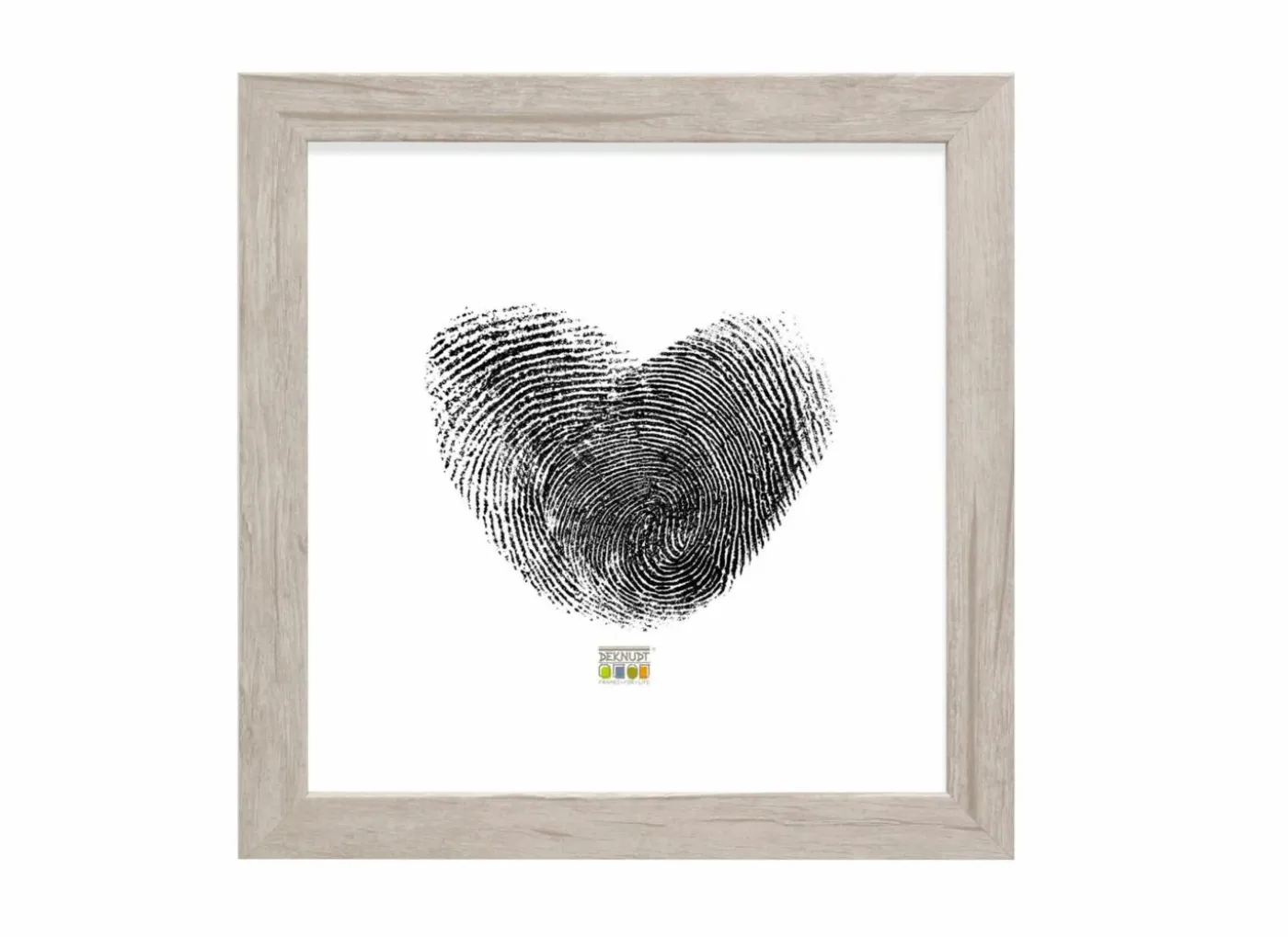 Fotokader 13x13cm - hout & glas - naturel