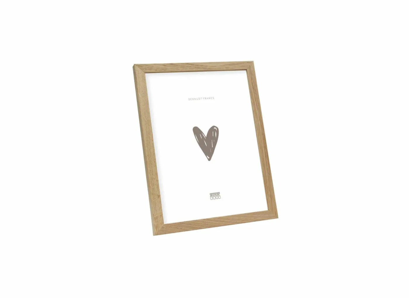 Fotokader 30x20cm - hout & glas - bruin