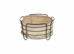 Fruitmand Bistro  Ø21,5cm - staal - zwart