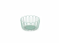 Fruitmand Flores Ø19x10cm - ijzer - groen