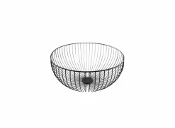 Fruitmand Wire Ø35cm - staal - zwart