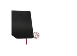 Gamingbureau Roald 120x60x74cm - melamine & metaal - rood & zwart
