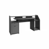 Gamingbureau Set Up 180x67cm - decor - zwart & grijs