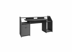 Gamingbureau Set Up 180x67cm - decor - zwart & grijs