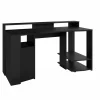 Gamingbureau 152x62cm - decor - zwart