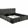 Gestoffeerd bed Bexley 180x200cm - stof - zwart