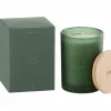 Geurkaars Bois Givre Ø8,5x12,5cm - glas/paraffine - groen