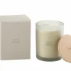 Geurkaars Musc Obscur Ø10,5x14cm - glas/paraffine - beige  beige