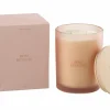 Geurkaars Rose Reveuse Ø10,5x14cm - glas/paraffine - roze
