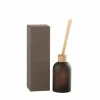 Geurstokjes Vanille 250ml - glas - bruin