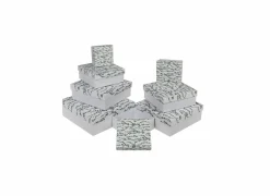 Giftbox Eucalyptus - karton - wit set van 8