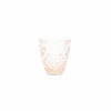 Glas Prisma 22cl - glas - oker set van 4