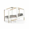 Halfhoogslaper Cabane 90x200cm - decor - wit