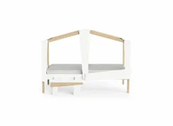 Halfhoogslaper Cabane 90x200cm - decor - wit