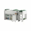 Halfhoogslaper Hampton 90x200cm - decor - wit & grijs