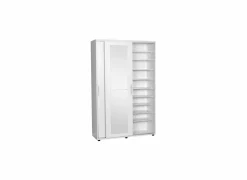 Halkast Cuzco 120x40x187cm - melamine - wit