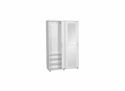 Halkast Cuzco 120x40x187cm - melamine - wit