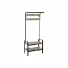 Halkast Jano 73,5cm - decor - zwart & naturel