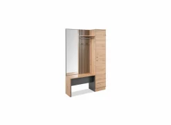 Halkast Medan 122cm - melamine - artisanale eik