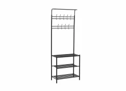 Halkast Penny 67cm - metaal - mat zwart