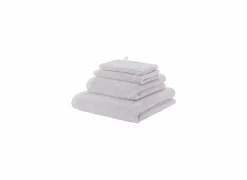 Handdoek London 55x100cm - katoen - paars