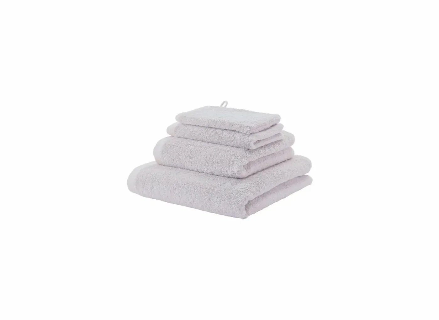 Handdoek London 55x100cm - katoen - paars