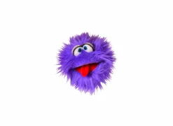 Handpop Flob H20cm - polyester - lila